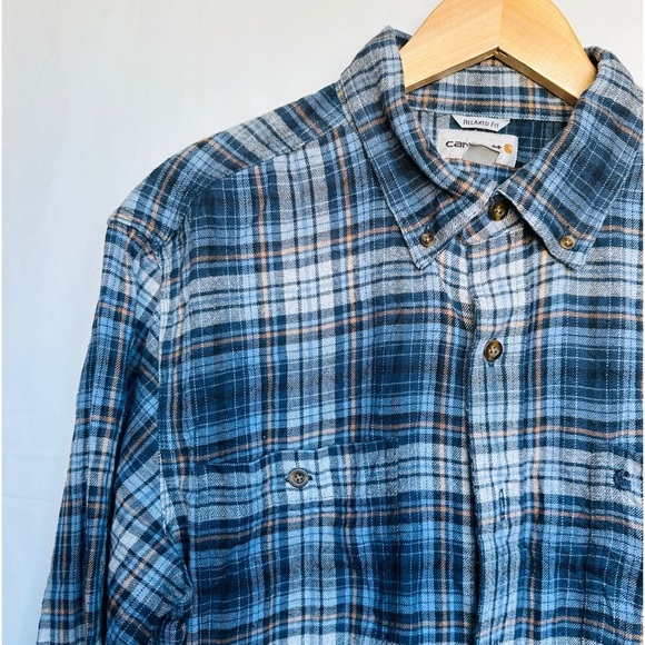 Carhartt Heavy Cotton Flannel size L Tall - Picture 7 of 8